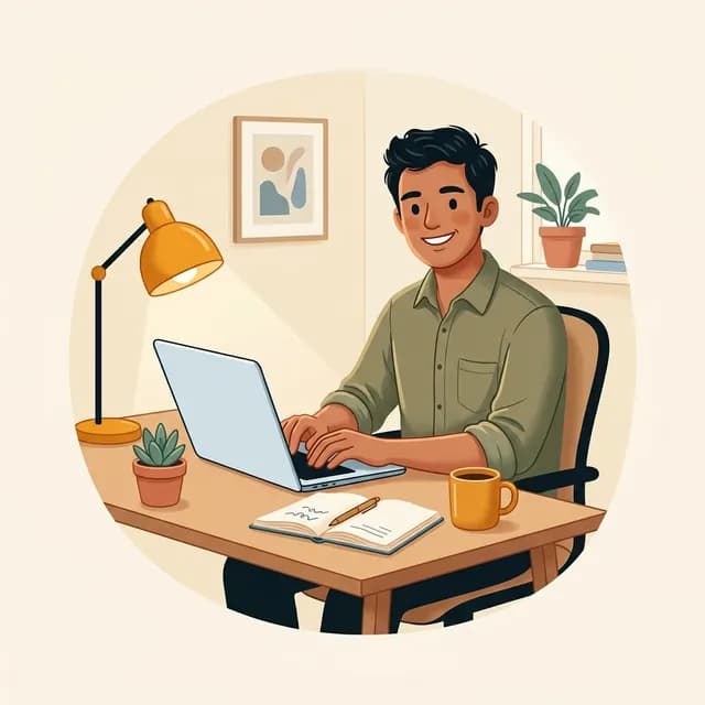 Illustration of freelancers and small businesses billing with InDhanPay Books
